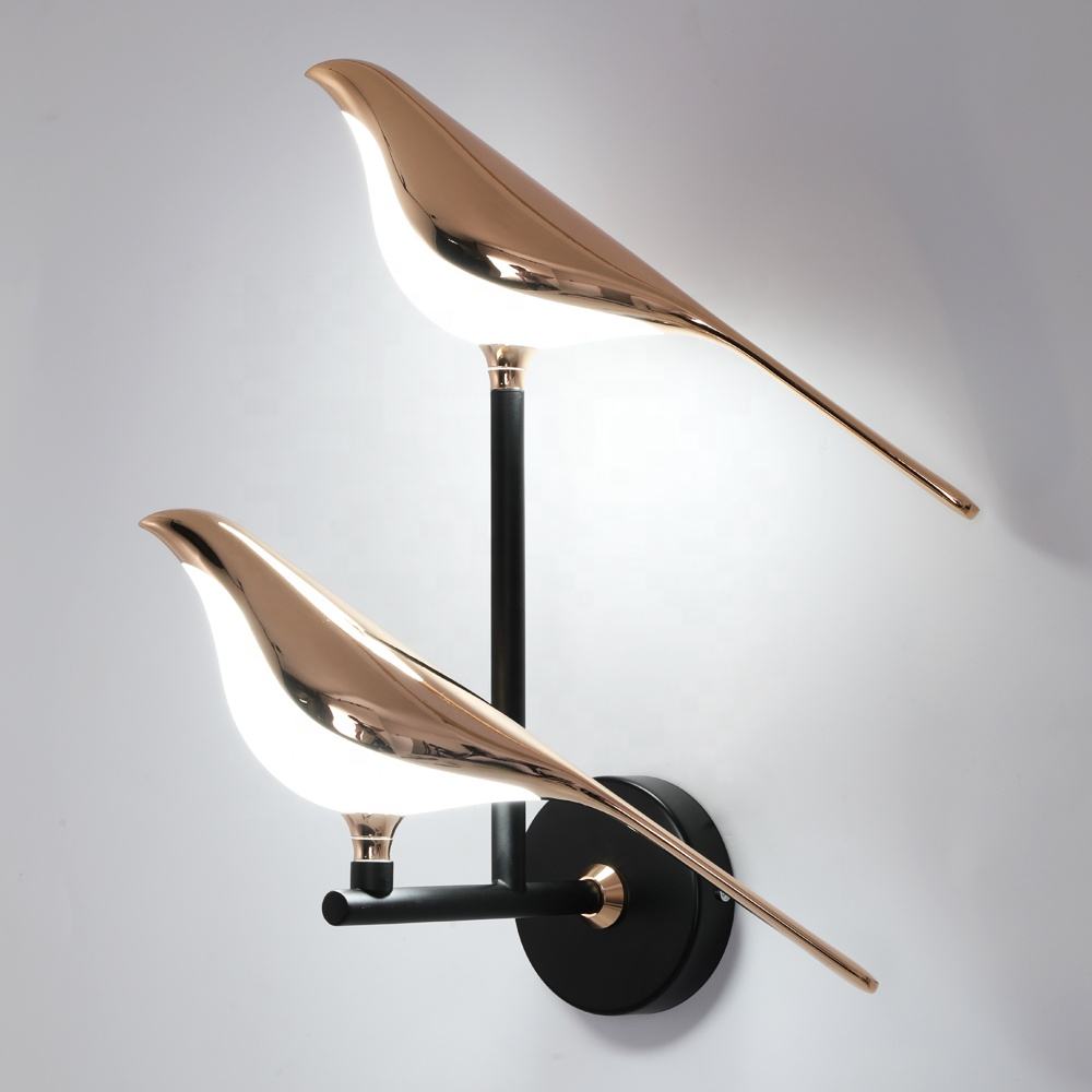 Perch Wall Lamp | Two bird LED Sconce
