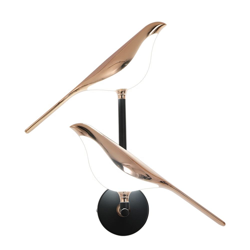 Perch Wall Lamp | Two bird LED Sconce